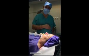 ویدئو قبل و بعد جراحی بینی در اتاق عمل