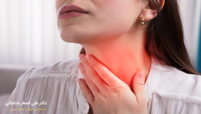 کاهش گلودرد بعد از عمل بینی